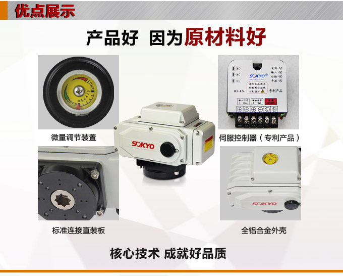 電動(dòng)執(zhí)行機(jī)構(gòu),YTDG-RKB1600電動(dòng)執(zhí)行器,電動(dòng)頭產(chǎn)品優(yōu)點(diǎn)1