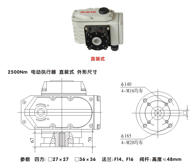 電動(dòng)執(zhí)行機(jī)構(gòu),YTDG-RKB2500電動(dòng)執(zhí)行器,電動(dòng)頭結(jié)構(gòu)圖,直裝式