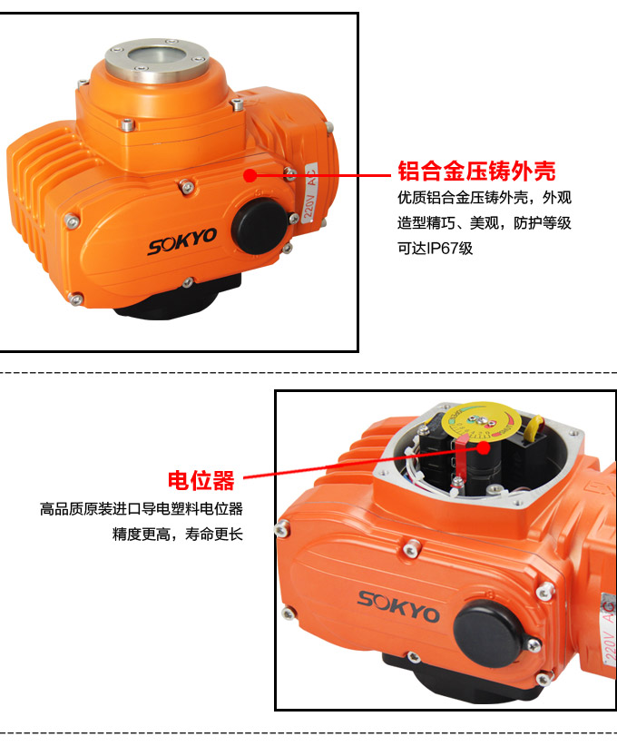 防爆電動(dòng)頭,YTEx-RS50防爆電動(dòng)執(zhí)行器細(xì)節(jié)圖2