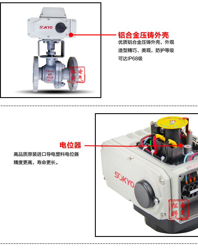 智能電動球閥,YTDZ-RS智能電動調(diào)節(jié)球閥細節(jié)圖2