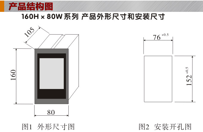 液晶手操器,DQ20Y智能電動操作器,手動操作器結構圖