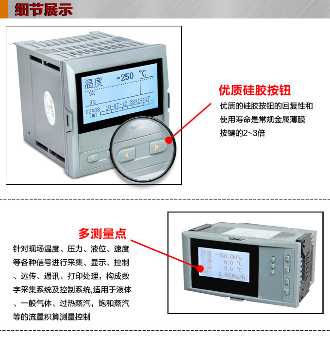 熱量表,DFR9流量積算控制儀細(xì)節(jié)圖1