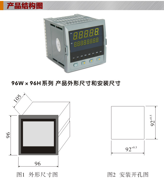 流量積算儀,DF9流量顯示表,流量積算控制儀結(jié)構(gòu)圖