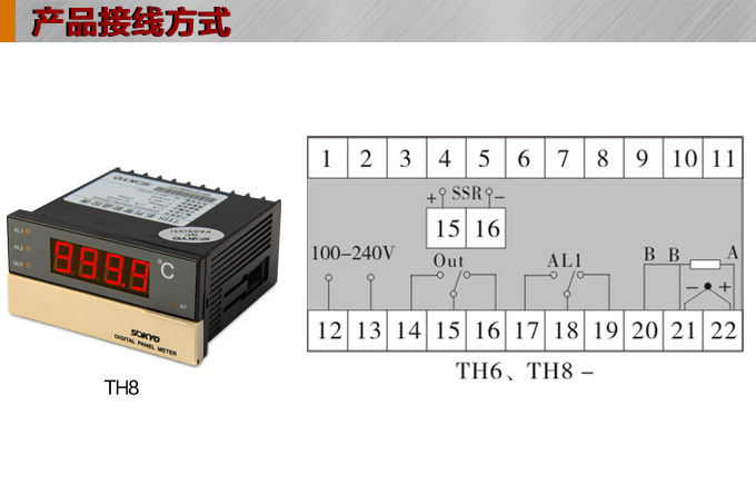 溫控器,TH8經(jīng)濟(jì)型溫度控制器,溫控表接線方式