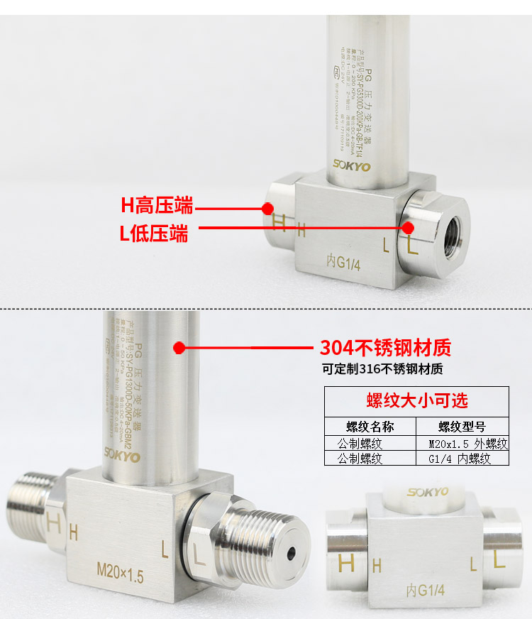 數(shù)顯差壓變送器,PG1300DY差壓變送器細節(jié)圖1